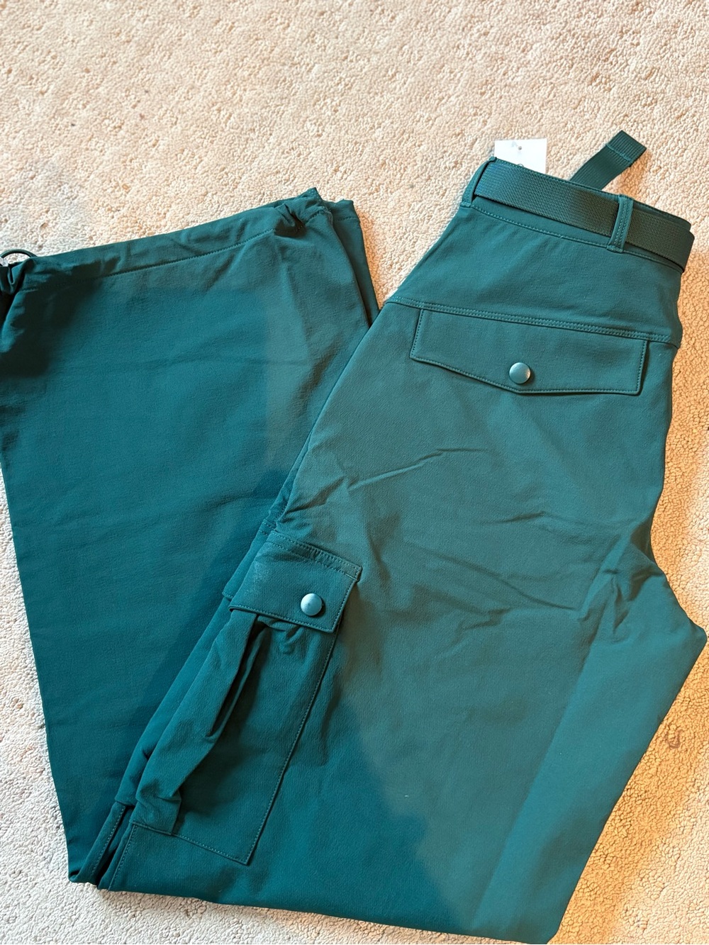 Outdoor Voices Women’s Wide Leg Cargo Pants - Teal